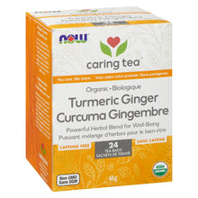 Load image into Gallery viewer, Caring Tea Organic Turmeric Ginger