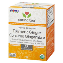 Load image into Gallery viewer, Caring Tea Organic Turmeric Ginger