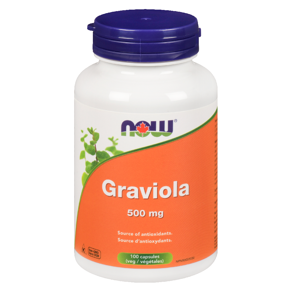NOW GRAVIOLA 500MG 100VCAP