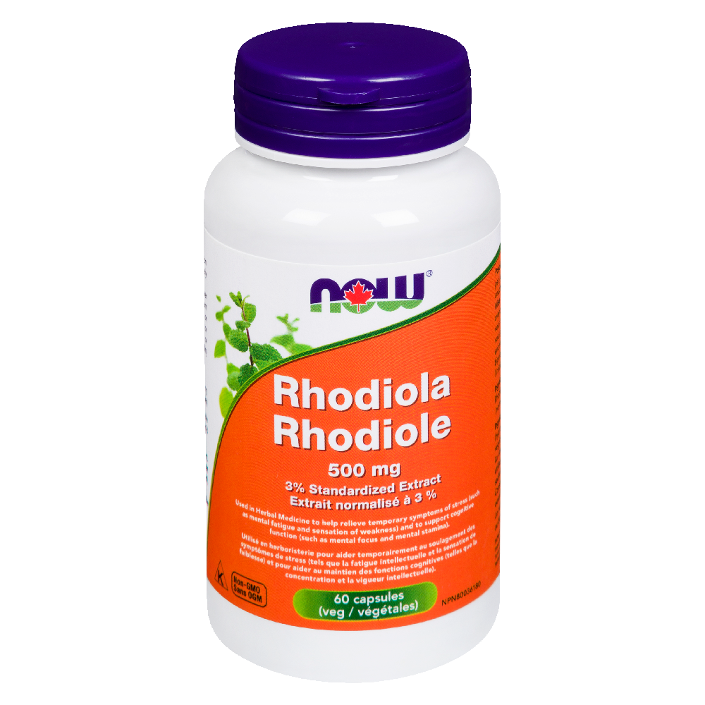 NOW RHODIOLA (ARCTIC ROOT) 500MG  60VCAPS