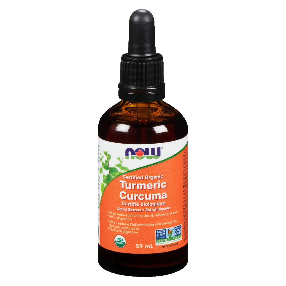 Now Organic Turmeric 59ml