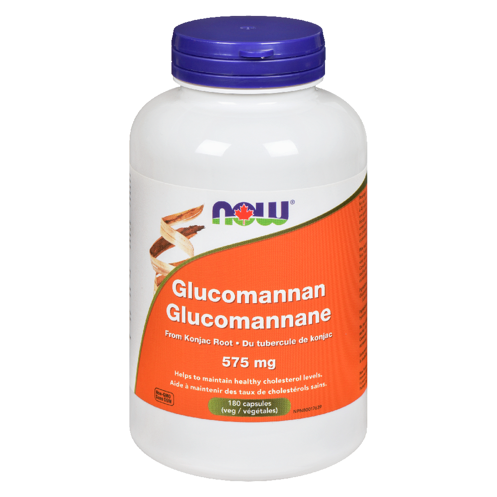 NOW GLUCOMANNAN 575MG 180CAPS