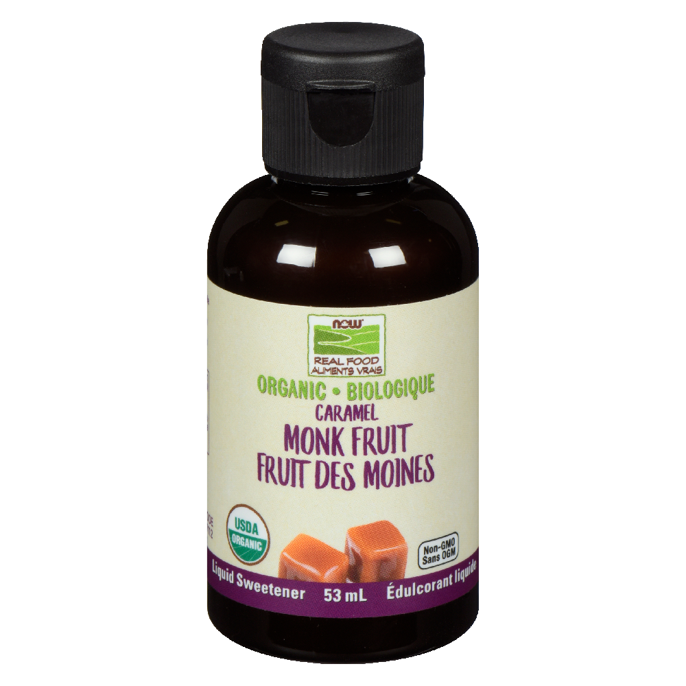 Organic Monk Fruit Liquid Sweetener Caramel 53ml