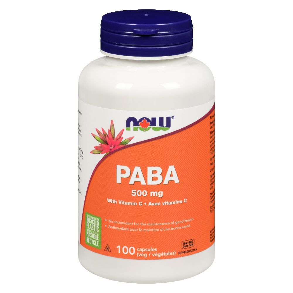 NOW PABA 500MG 100 CAPS