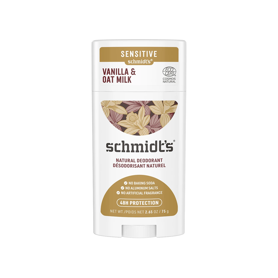 Sensitive Vanilla and Oat Deodorant 75g by Schmidt's Deodorant