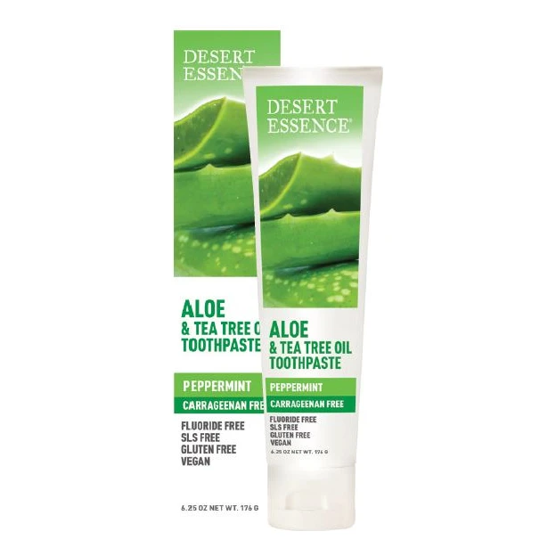 Aloe &amp; Tea Tree Carrageenan Free Toothpaste by Desert Essence