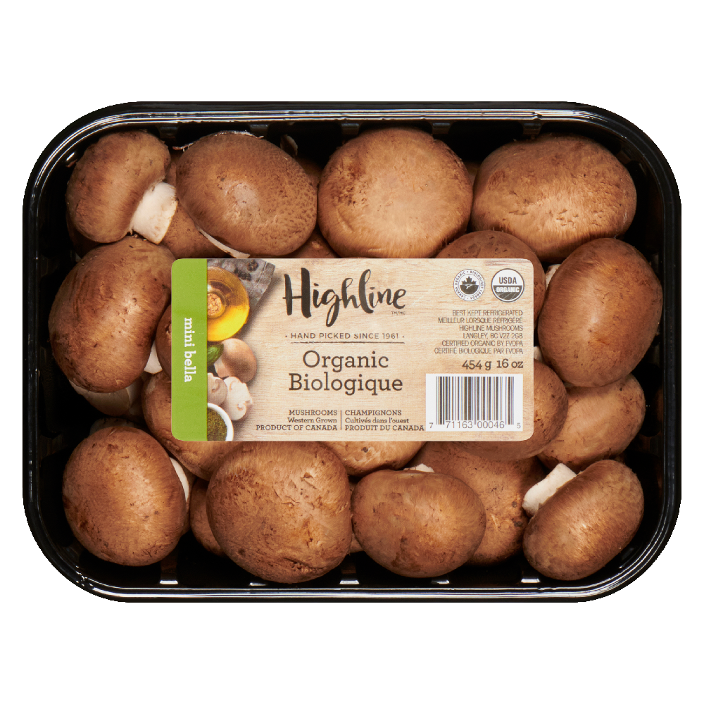 Crimini Mushrooms 454g