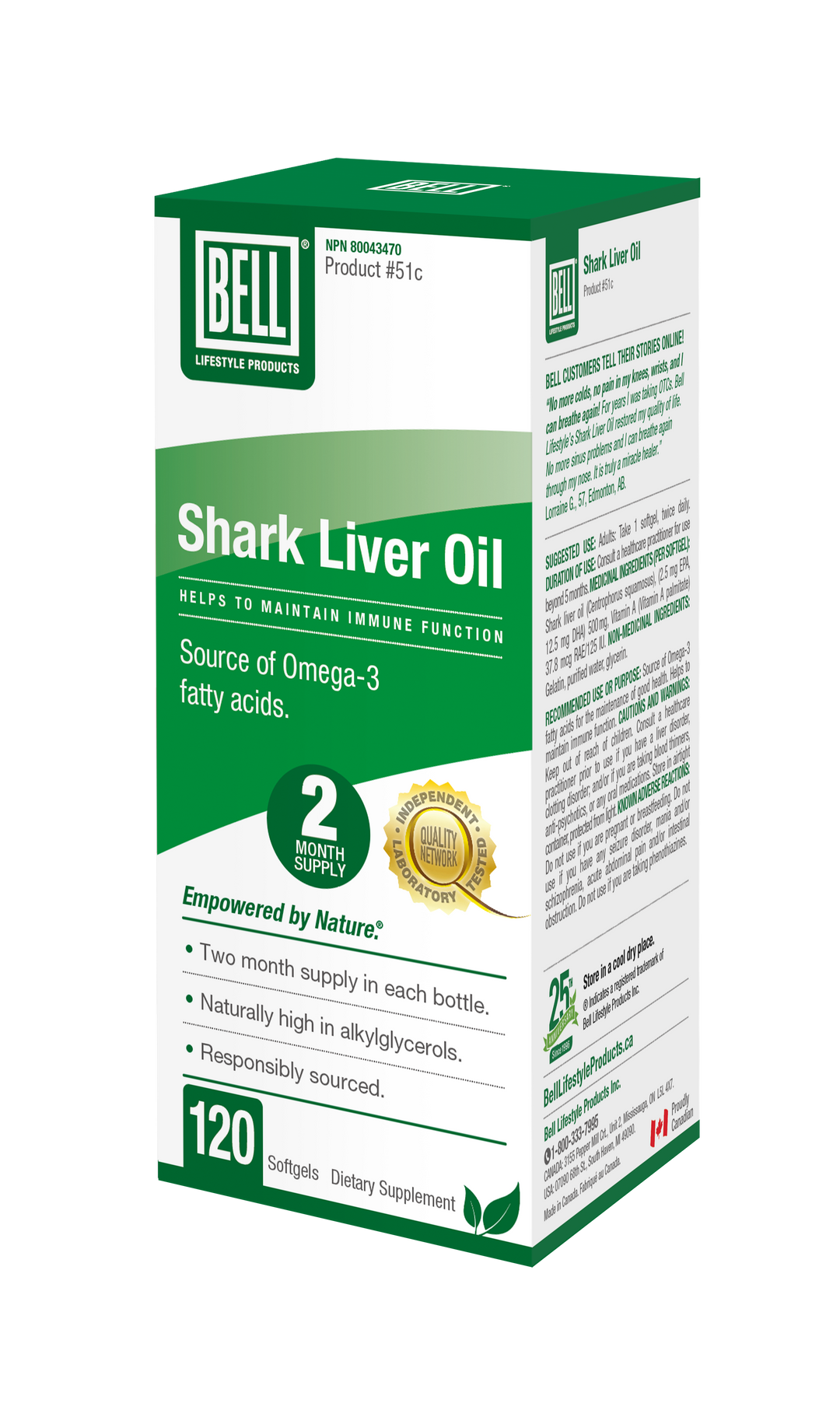 Shark Liver Oil 120s