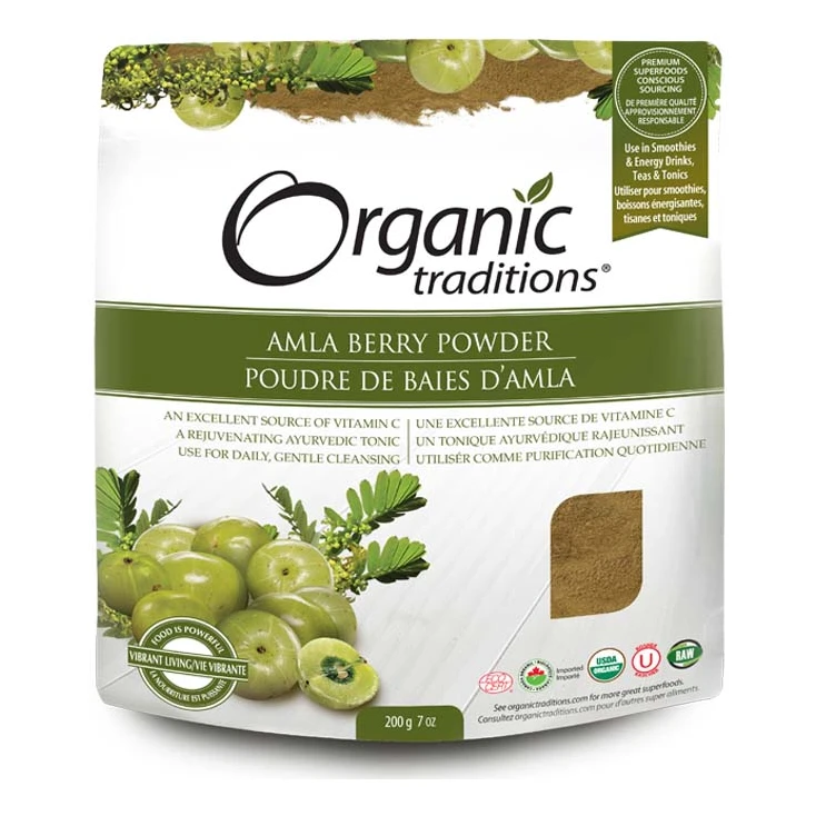 Organic Traditions Amla Powder Org 200G by Organic Traditions