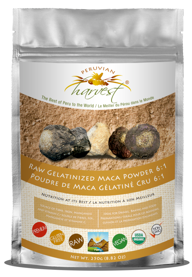 Raw Gelatinized Maca Powder 250g