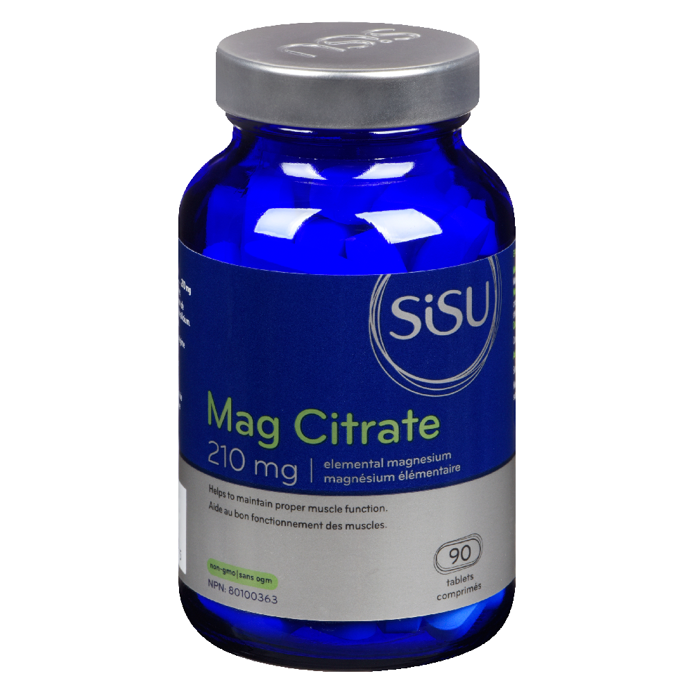 SISU MAGNESIUM CITRATE 210MG 90 TABS