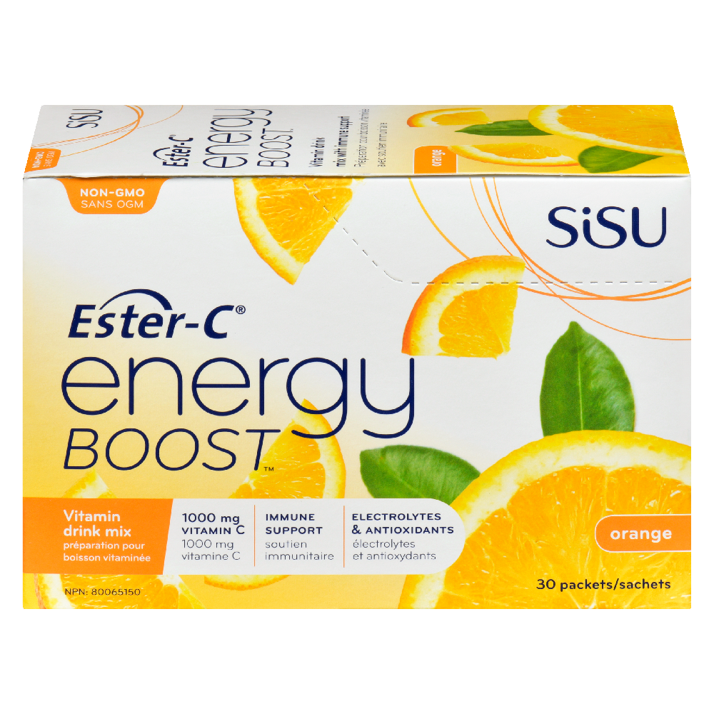 SISU ESTER-C ENERGY BOOST ORANGE 30S