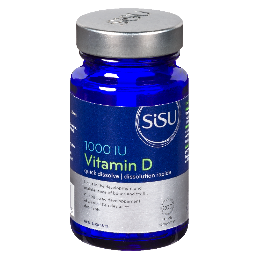 SISU VITAMIN D 1000IU 200S