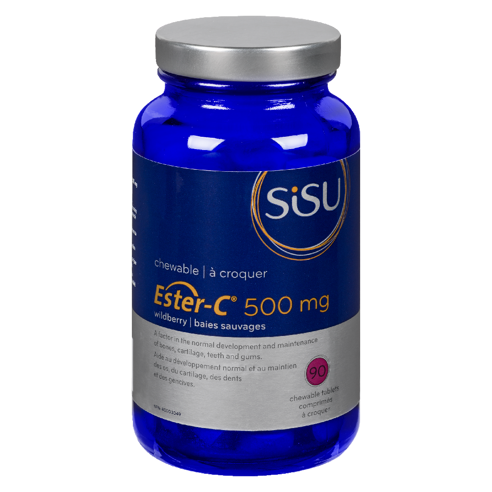 SISU ESTER-C 500MG WILDBERRY CHEW 90TABS