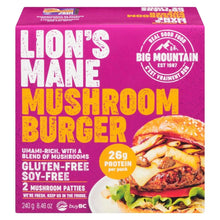 Load image into Gallery viewer, Lion's Mane Mushroom Burger 240g