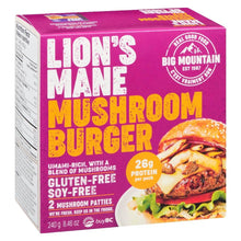 Load image into Gallery viewer, Lion's Mane Mushroom Burger 240g