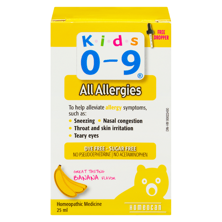 Homeocan Allergy Kids 0-9 Solution 25Ml