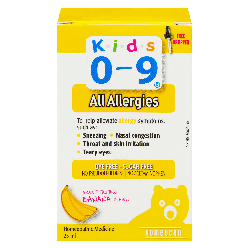 Kids 0-9 Allergy