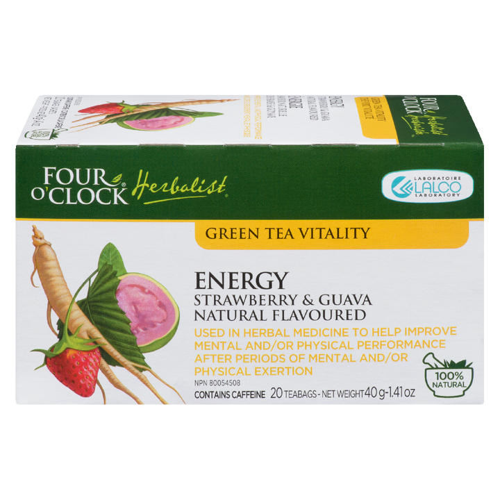 Energy Strawberry &amp; Guava Green Tea 40g