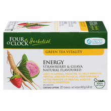 Load image into Gallery viewer, Energy Strawberry &amp; Guava Green Tea 40g