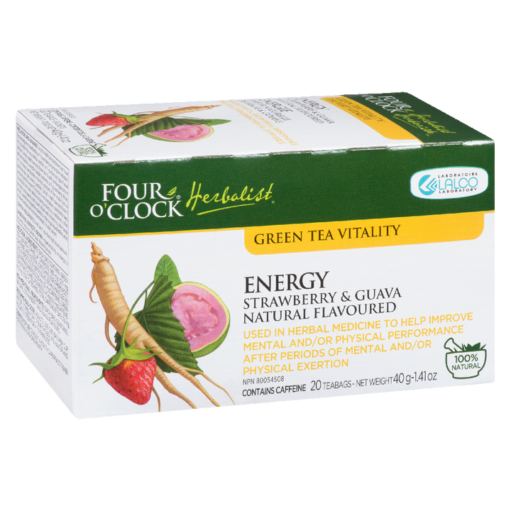 Energy Strawberry &amp; Guava Green Tea 40g