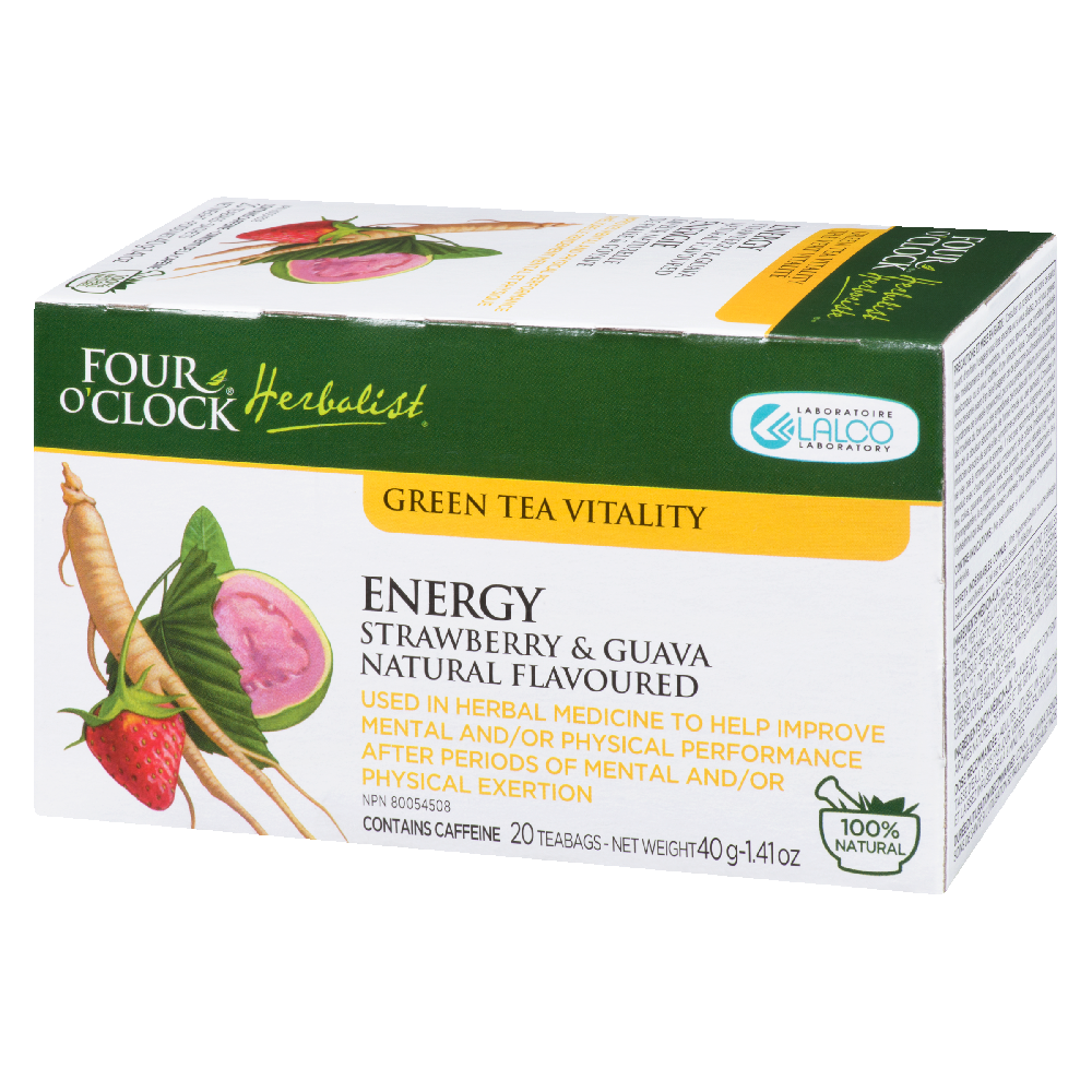 Energy Strawberry &amp; Guava Green Tea 40g