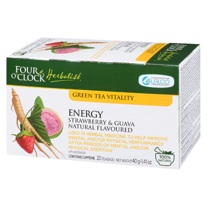 Energy Strawberry &amp; Guava Green Tea 40g