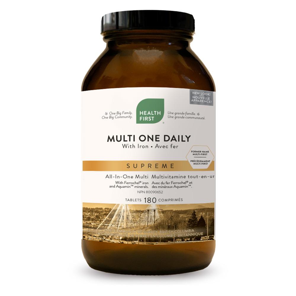 Health First Multi One Daily Supreme With Iron, 180 tablets