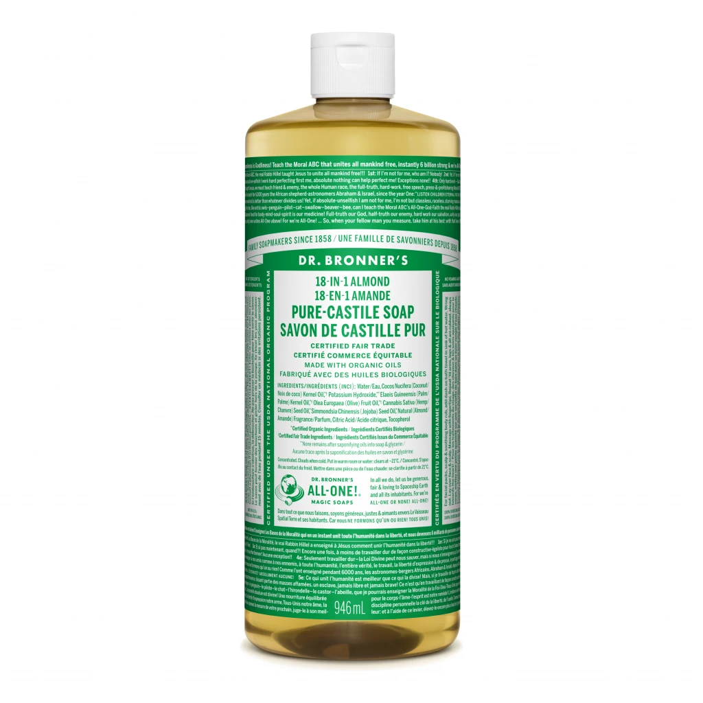 Almond Pure-Castile Liquid Soap by Dr Bronner