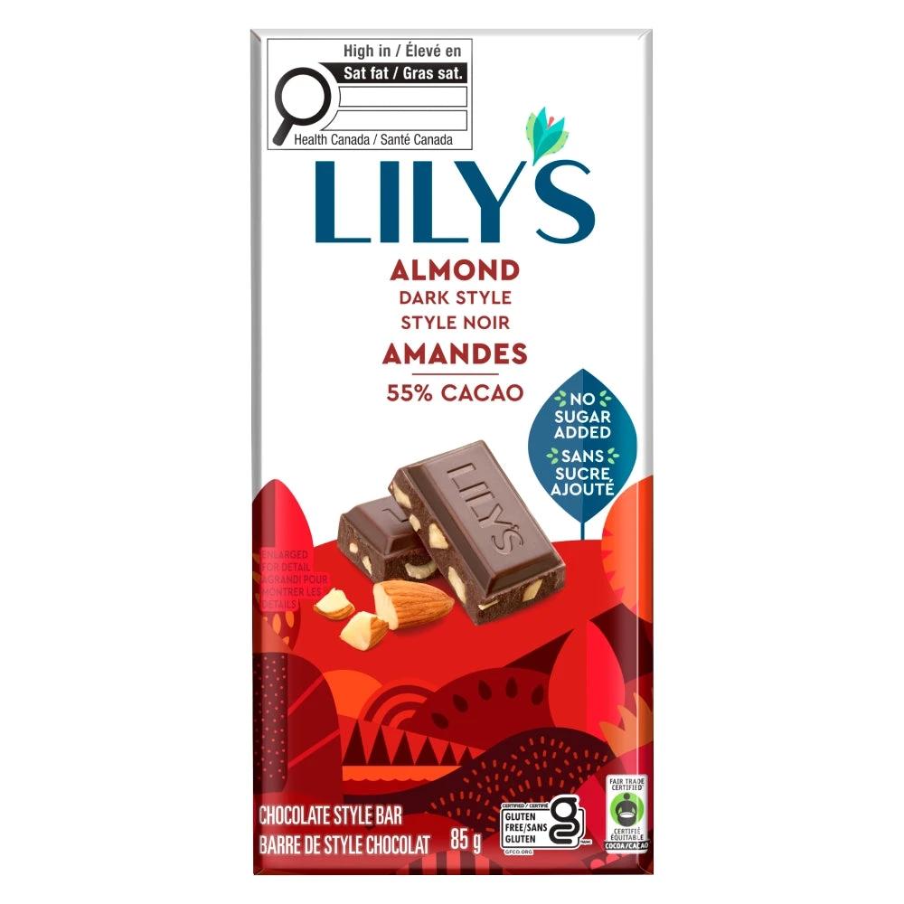 55% Dark Chocolate Style- Almond Bar