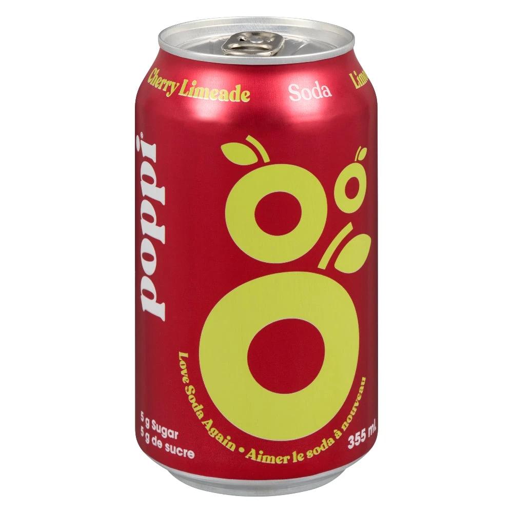 Cherry Limeade Prebiotic Soda 355ml