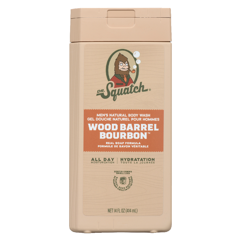 Wood Barrel Bourbon Body Wash for Men 414ml