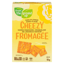 Load image into Gallery viewer, From The Ground Up Cheddar Cauliflower Crackers 4oz