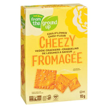 Load image into Gallery viewer, From The Ground Up Cheddar Cauliflower Crackers 4oz
