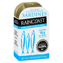 Load image into Gallery viewer, Sardines Spring Wate 120g