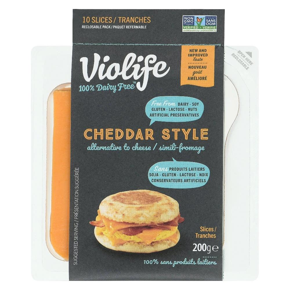 Vio Life Vegan Cheddar Slices 200g