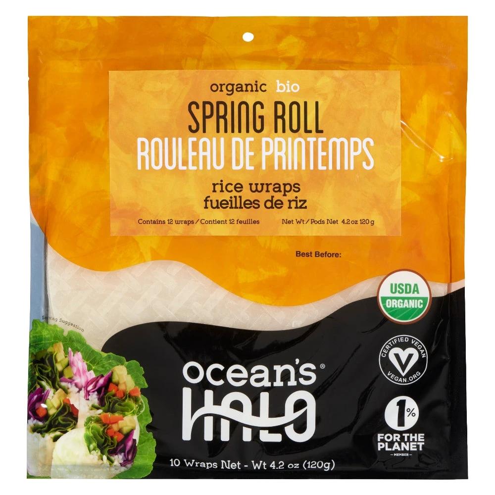 Spring roll rice wraps organic 120g