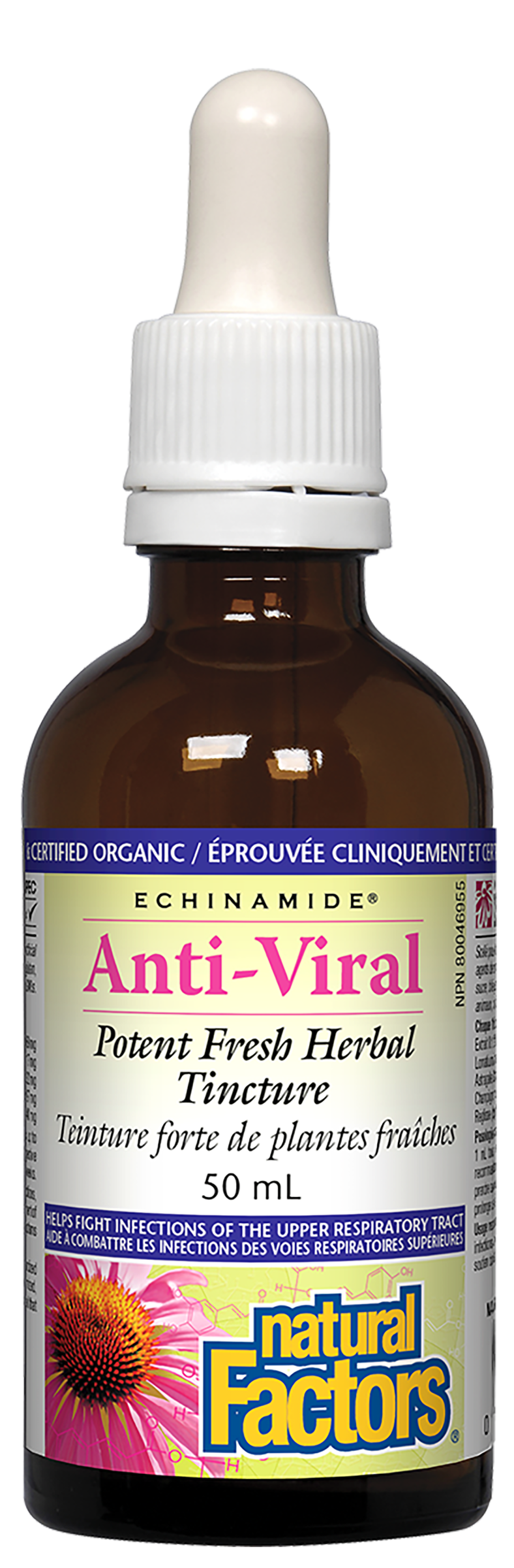 Natural Factors Anti-Viral Potent Fresh Herbal Tincture 50 mL Tincture by Natural Factors