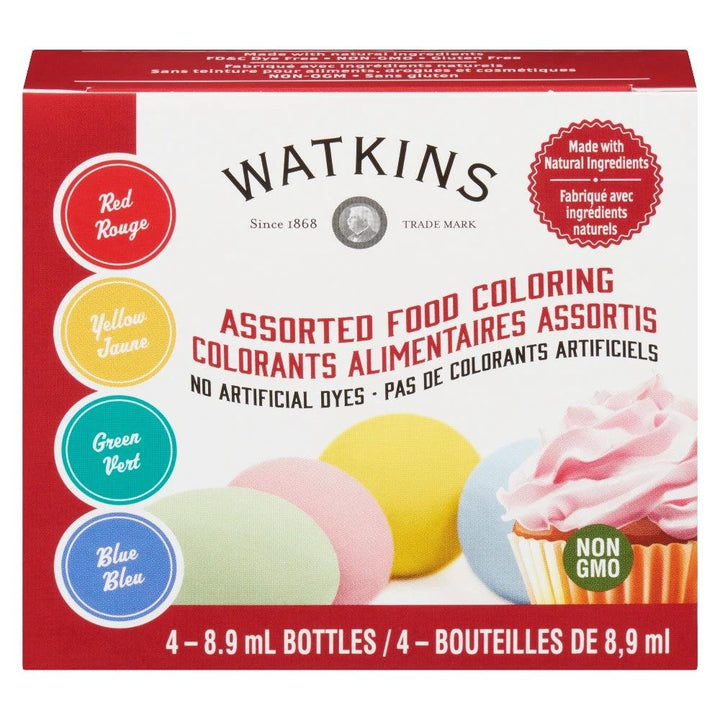 Food Color Assorted 4x8.9
