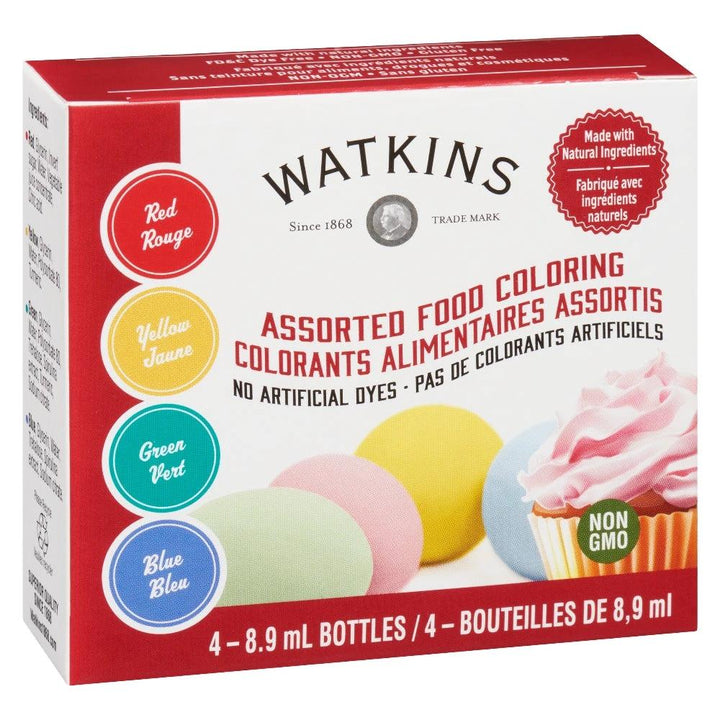 Food Color Assorted 4x8.9
