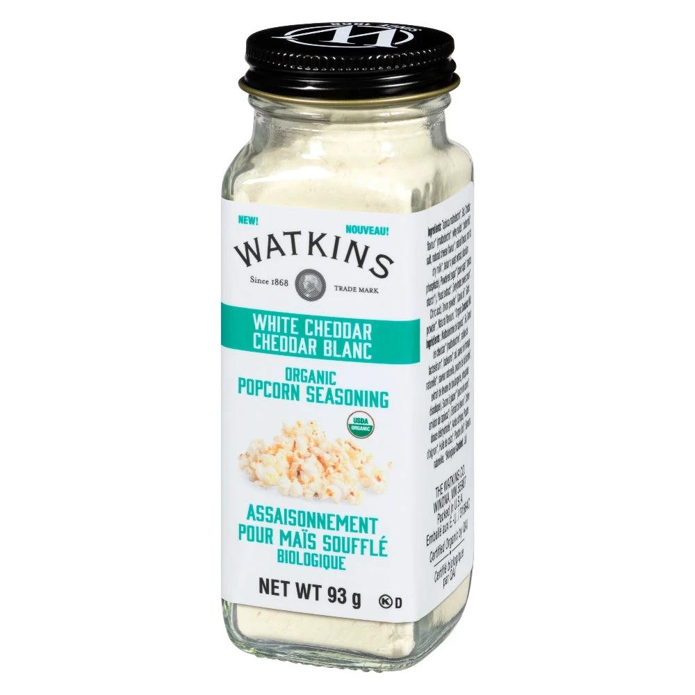 Watkins Popcorn Seasoning White Cheddar 93g
