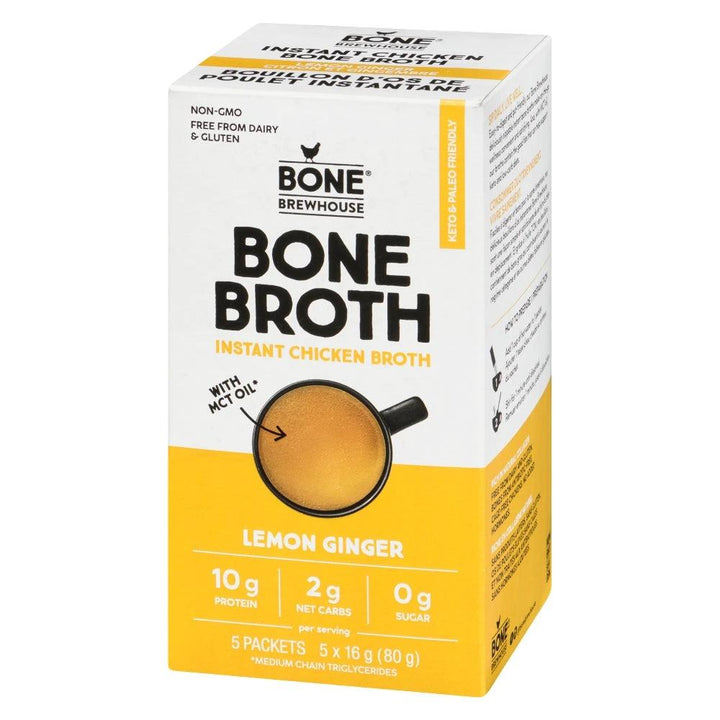 Lemong Ginger Instant Chicken Bone Broth 80g