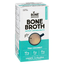 Load image into Gallery viewer, Thai Coconut Instant Chicken Bone Broth 80g