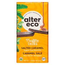 Load image into Gallery viewer, Salted Caramel Truffle Thin Chocolate Bar