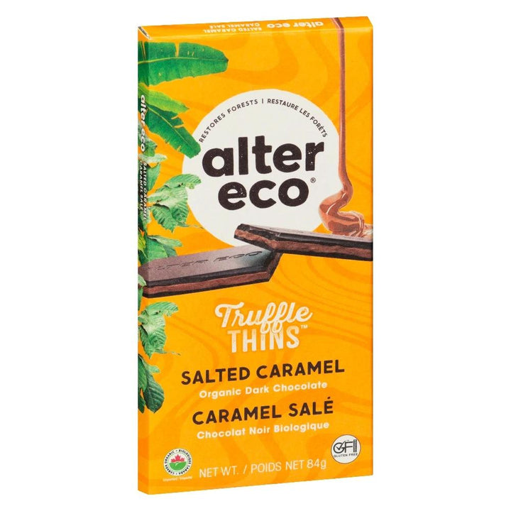 Salted Caramel Truffle Thin Chocolate Bar
