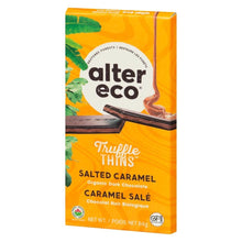 Load image into Gallery viewer, Salted Caramel Truffle Thin Chocolate Bar