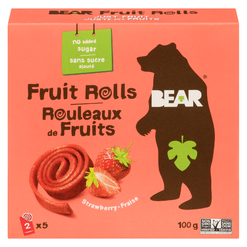Strawberry Fruit Rolls 5x20g
