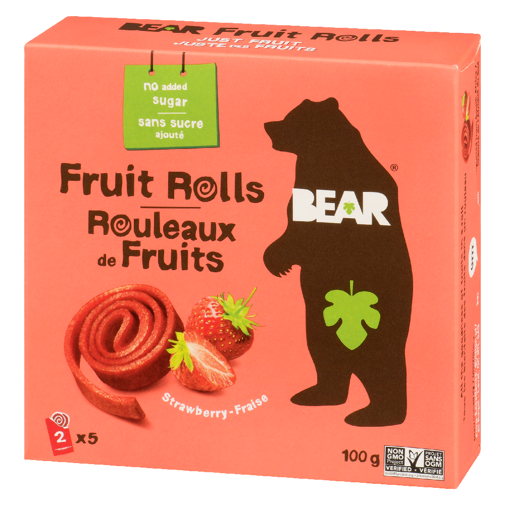 Strawberry Fruit Rolls 5x20g