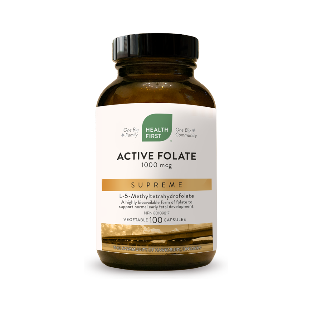 Health First Active Folate Supreme, 100 vegetable capsules