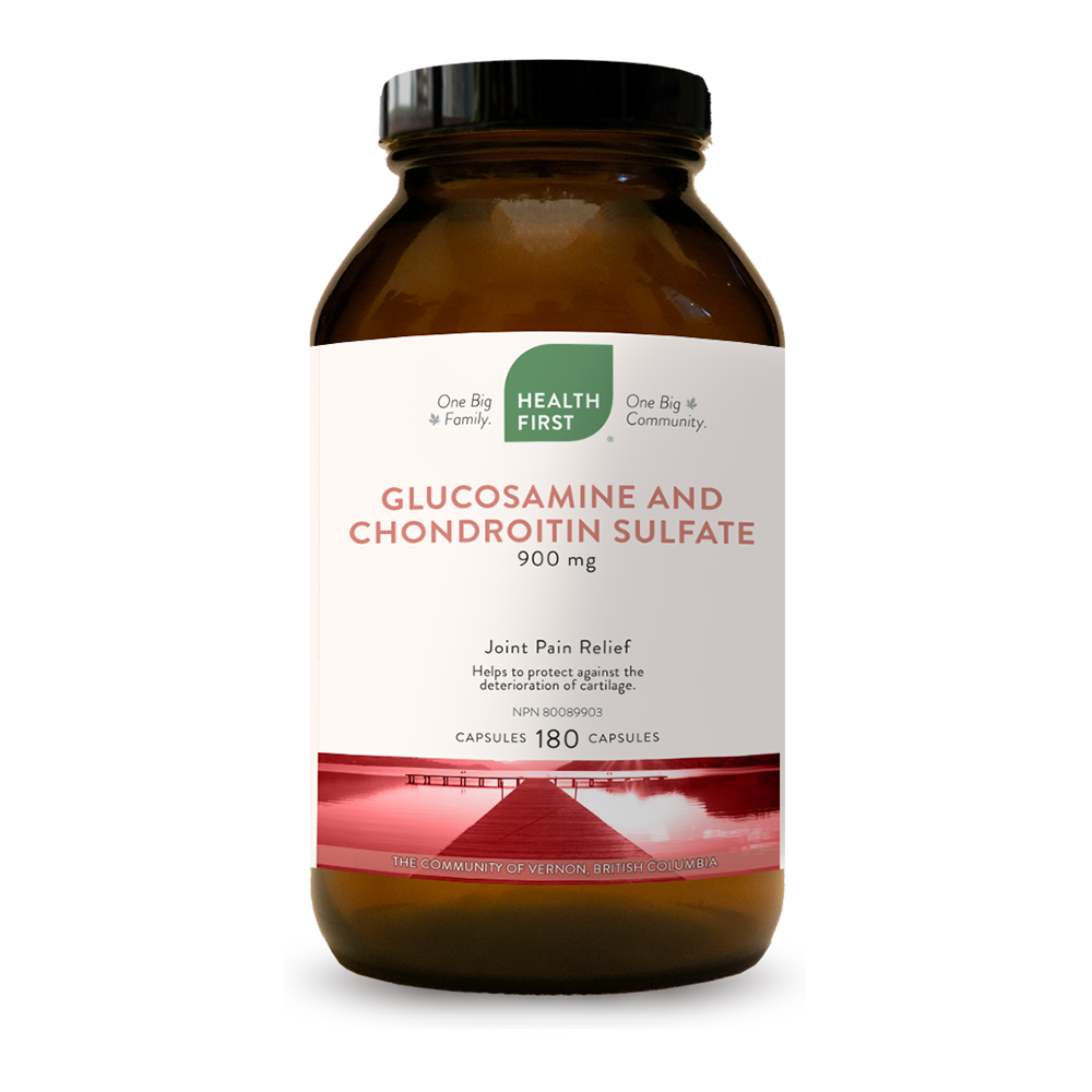 Health First Glucosamine And Chondroitin Sulfate, 180 capsules